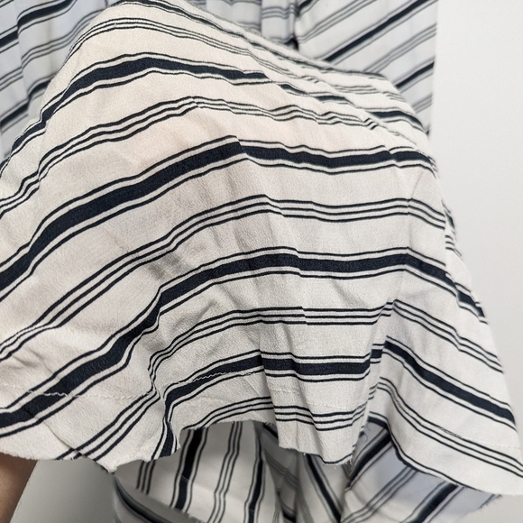 Faithfull the Brand Striped Maxi Dress - Black and White - Picture 4 of 12